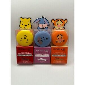 The Crème Shop Disney Winnie the Pooh Eeyore Tigger Lip Macaron Balm Lot New